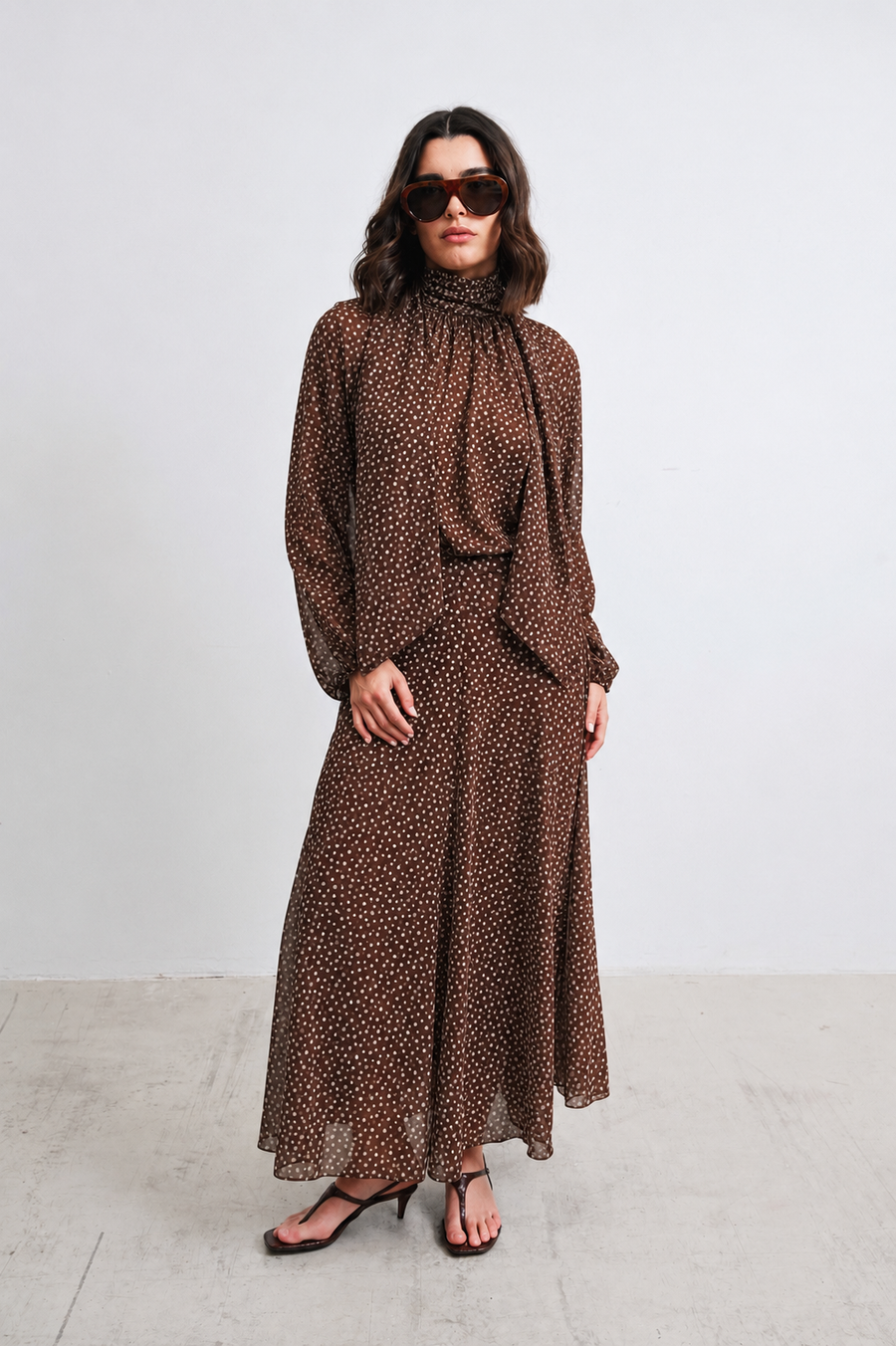 Conjunto lunares marrón