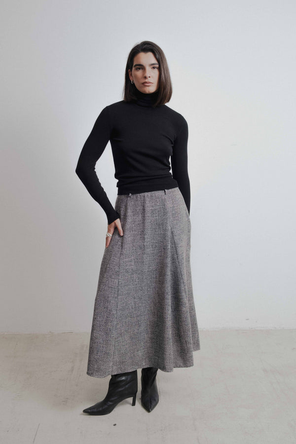 FALDA MIDI ESTRUCTURA