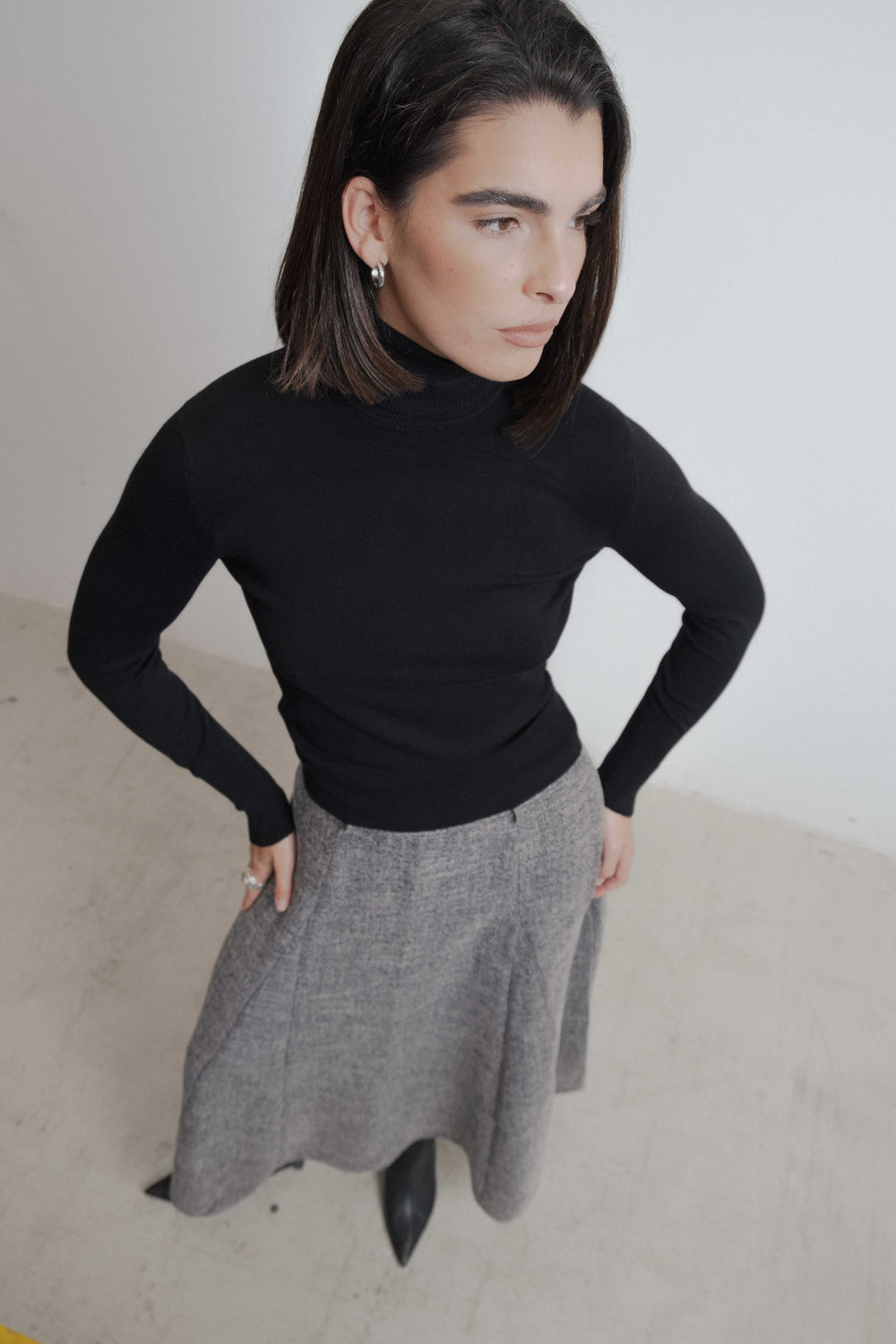 FALDA MIDI ESTRUCTURA