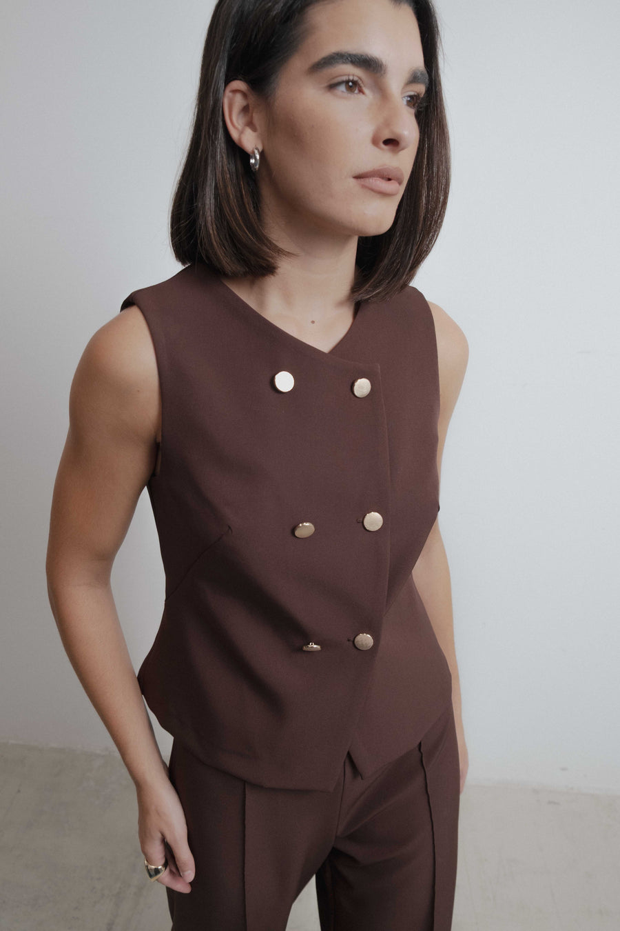Chaleco cruzado