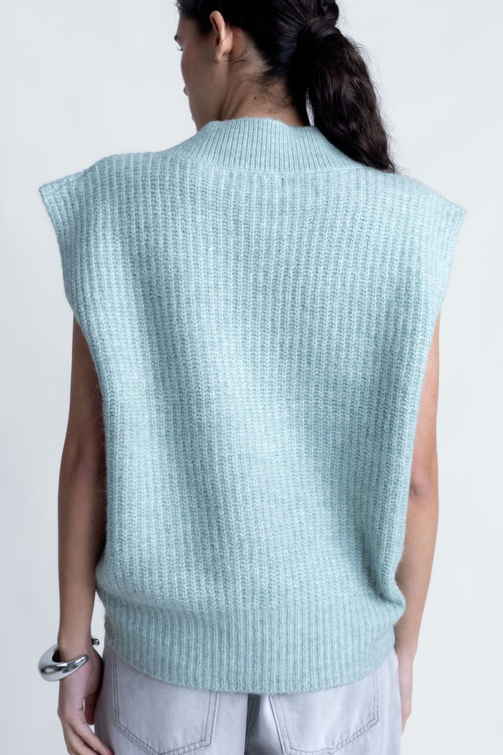 CHALECO PUNTO OVERSIZE