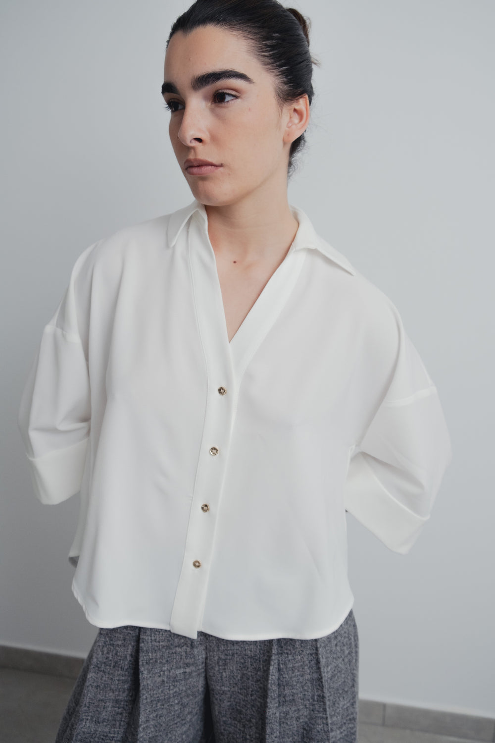 CAMISA MANGA VUELTA