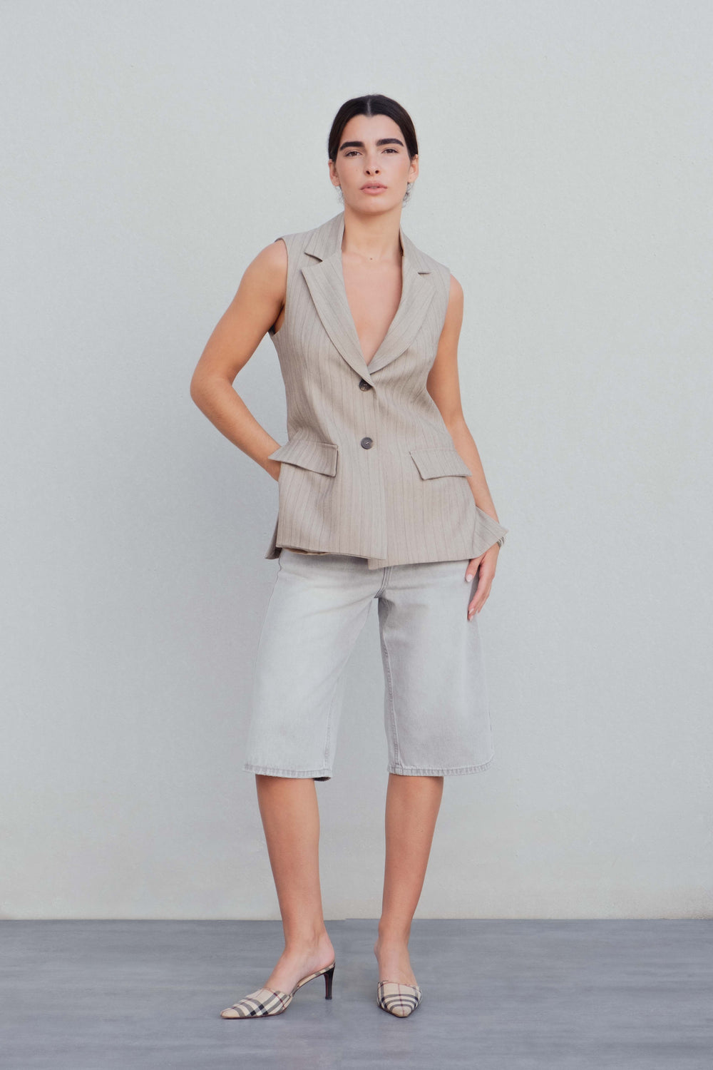 BERMUDA DENIM OVERSIZE