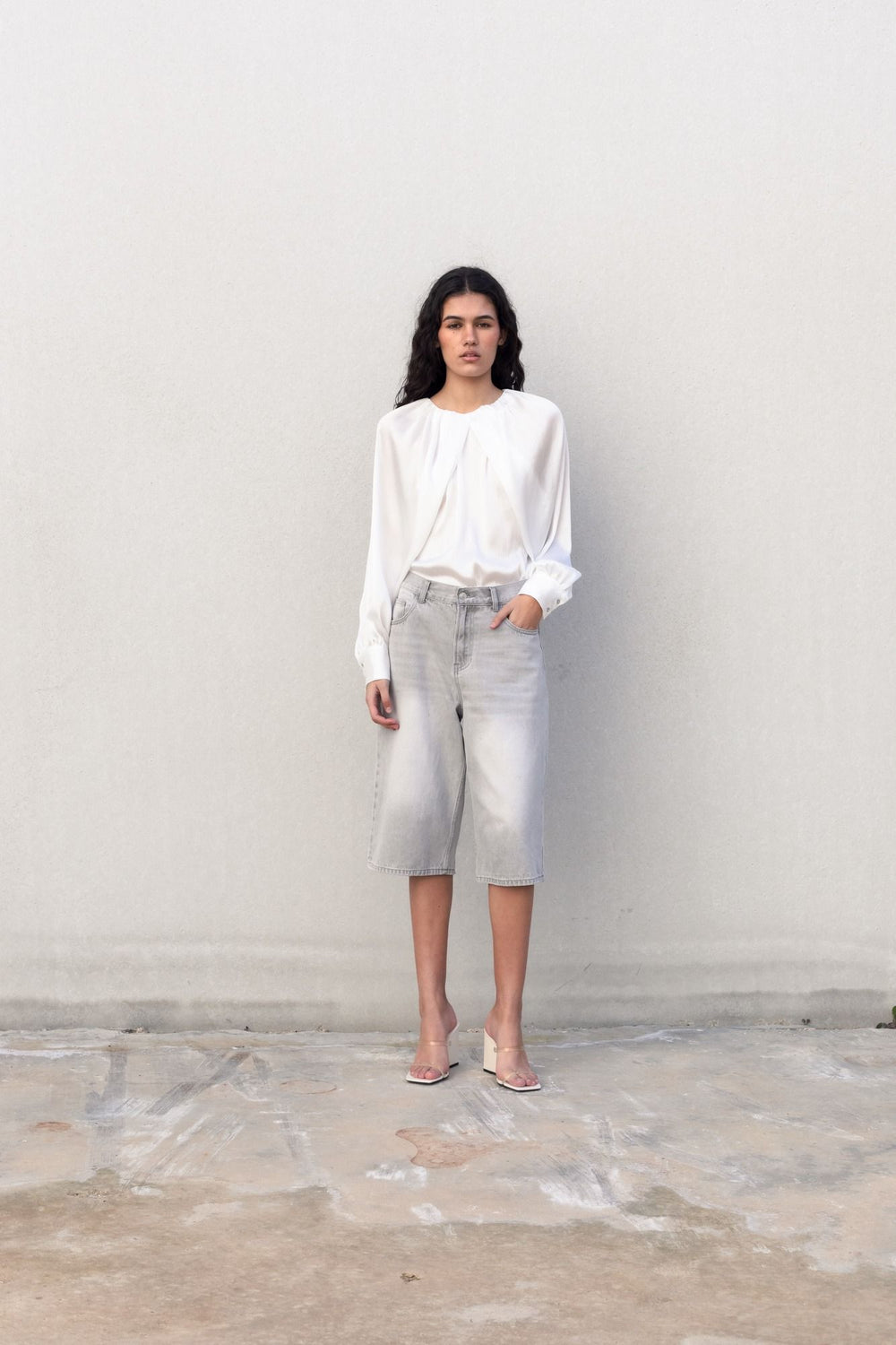 BLUSA SATINADA